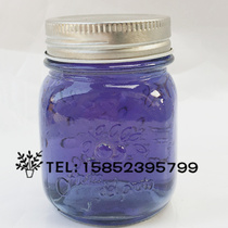 New handmade candy jar carved sealed jar storage food bottle jam biscuit jar mixed grain glass bottle