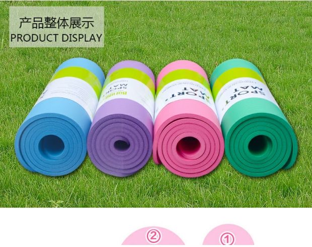 Dễ thương cho người mới bắt đầu tập yoga mở rộng 80 chiếc chăn dài chống trượt dày trẻ em tập mat trẻ em vòng tập yoga