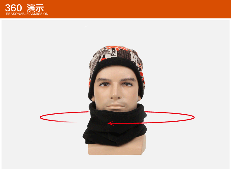 Miles Windproof ấm thể thao ngoài trời khăn trùm đầu trượt tuyết mùa đông lạnh cổ áo cổ áo nam và nữ chạy mũ khăn trùm đi phượt
