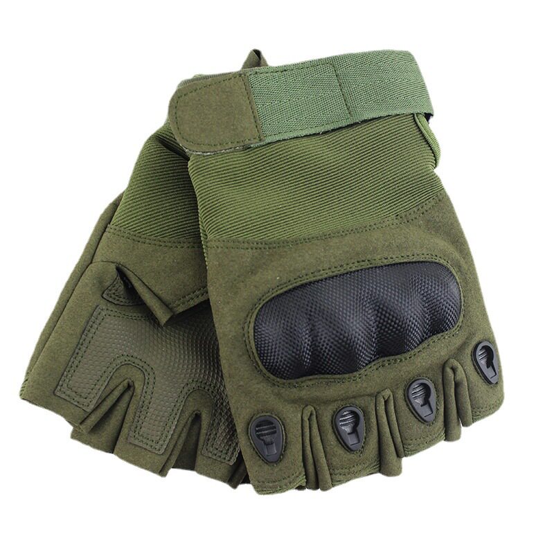 Outdoor riding Male Tactics Anti-slip breathable Sports Gfighting Semi-finger Training Combat Mountaineering Special Soldiers Gloves