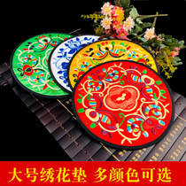 Chinese style abroad small gift with hand gift coaster Silk embroidery mat Tea mat Heat insulation mat Large decorative mat