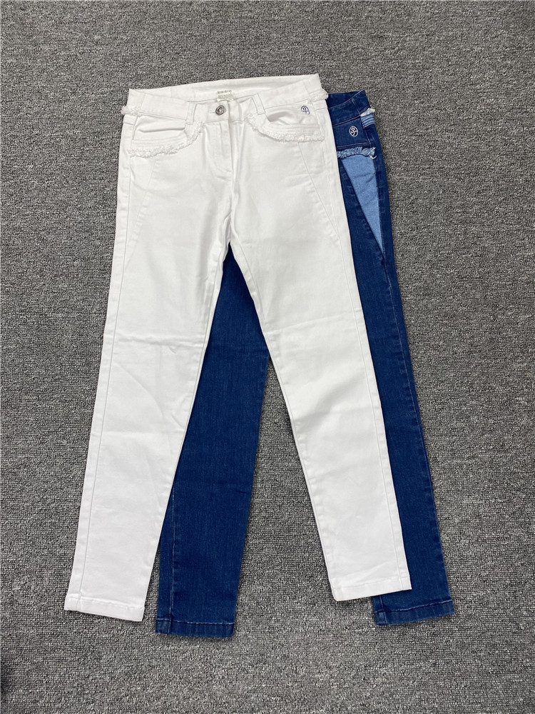 Korean single cowgirl autumn winter thick stretch cotton golf pants