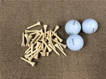 Golf nail tee tee ball T ball towood bamboo T bulk original wood colour ball seat open for ball