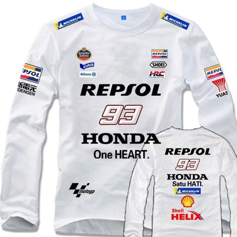 Factory Long-Sleeved Printed Motogp Motorcycle Clothing, Sports Quick-Drying Men's Cycling Training Motorcycle Team Long-Sleeved T-Shirt