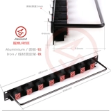 Jiasound1u8 -bit 12 -bit 16 -bt prackboard d -тип много -функциональный сокет 1U Многофункциональная панель кардона.