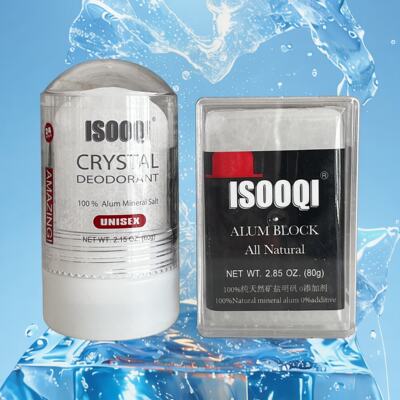 isooqi Men's post-shave water alum stone stick, after shaving, antibacterial, repair, hemostasis and soothing facial skin