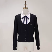 Черный кардиган