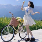 Оригинальная студенческая юбка в складку, японская школьная юбка, платье с коротким рукавом