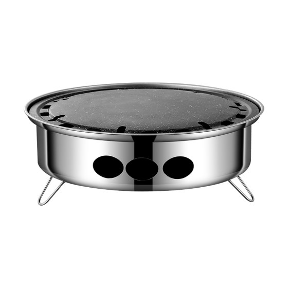 不锈钢一次性烧烤炉露营便携式烤炉无烟果木炭室内烤肉架小型碳炉