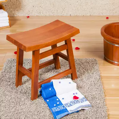 Kangxi solid wood stool bench makeup chair small low stool tall wooden stool stool bathroom wooden stool