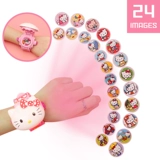 Мультяшное брендовое детское вечернее платье для мальчиков и девочек, игрушка для раннего возраста, цифровые часы, популярно в интернете