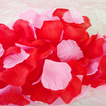 Simulation of rose petals flower girlfriend birthday Tanabata confession arrangement heart-shaped rose petal decorations