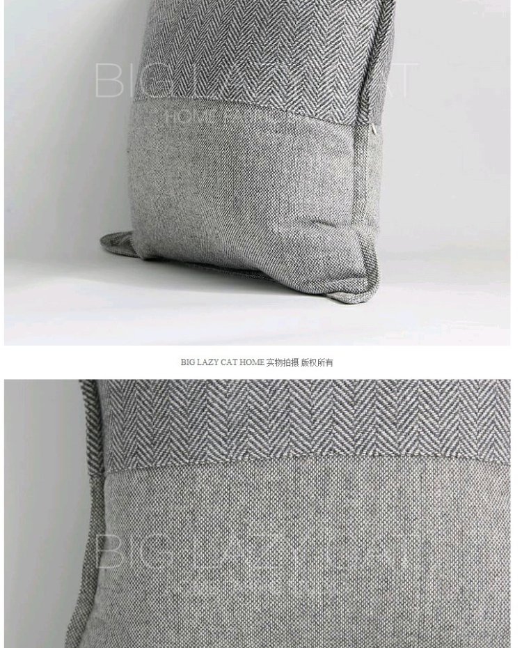 Đơn giản hiện đại Bắc Âu / sofa mẫu đệm phòng / thiết kế cao cấp màu xám phù hợp với mẫu gối - Trở lại đệm / Bolsters bộ ngủ văn phòng