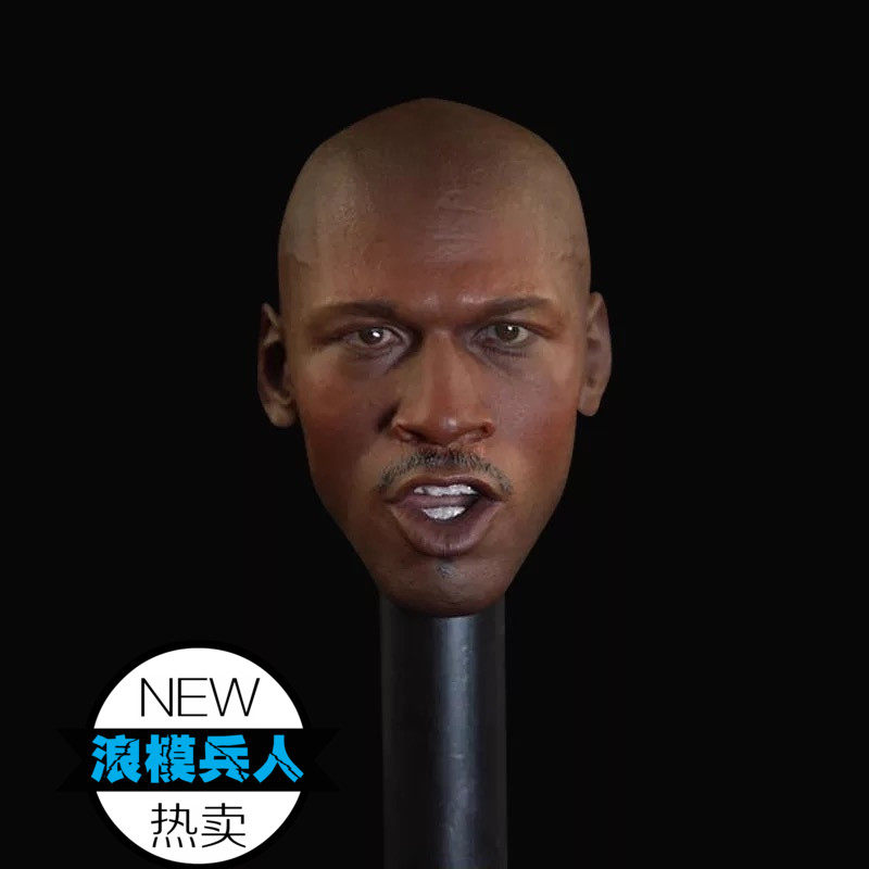 SO-TOYS SO-06 1 6 soldiers head carving non-EB Zhang mouth Jordan head sculpted model spot