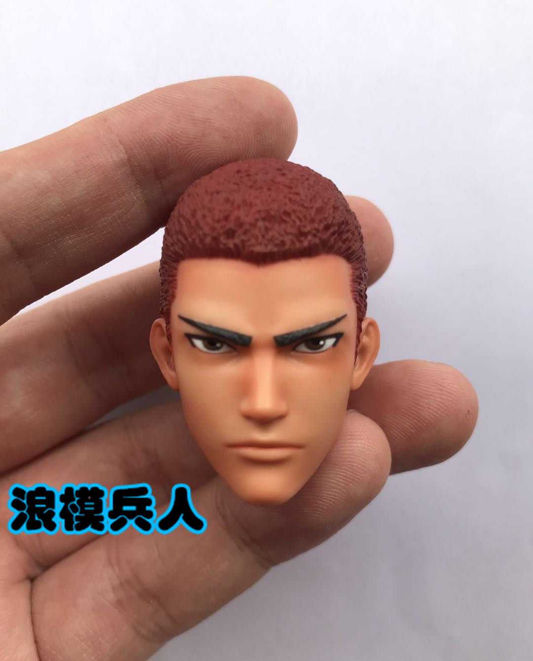 Soldiers 1 6 Dunk basket Xiangbei Genius Third Party Cherry Wood Flower Road Head Carving Short Haircut Spot