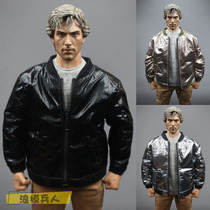 Soldier man 1 6 fashion trends bright leather leather jacket jacket Street style model clothing spot