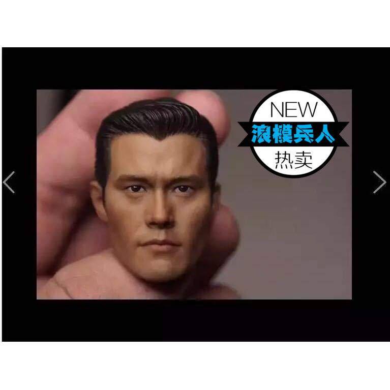 1 6 Asian male head sculpture Terminator 5 Genesis Guardian New T1000 Li Bingxian head sculpture (batch)