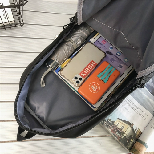 Мужской японский вместительный и большой школьный рюкзак для отдыха, модная сумка через плечо для путешествий, простой и элегантный дизайн, для средней школы