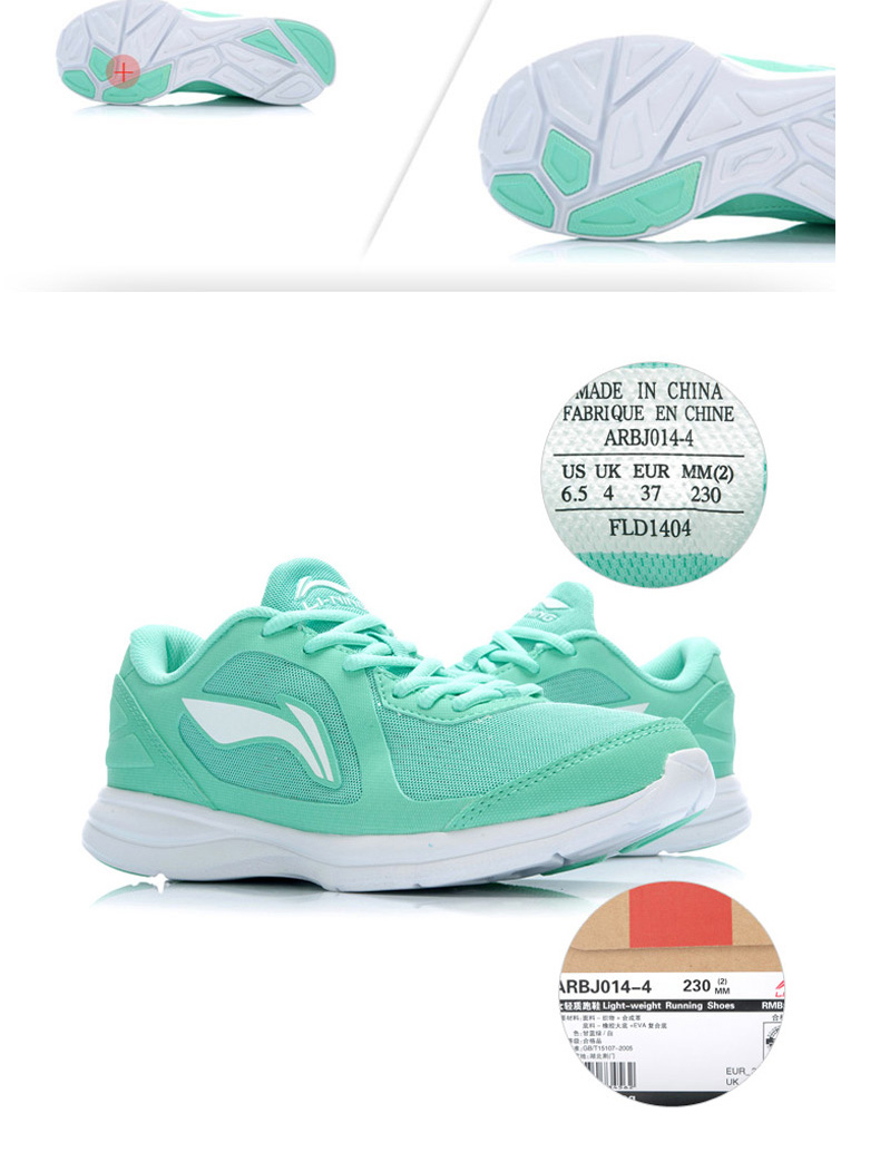 Giày thể thao nữ Li Ning Giày thể thao giày chạy bộ mùa thu đông 2018 mẫu giày lưới giày chạy bộ thông thường ARBJ014 giày thể thao bitis nam