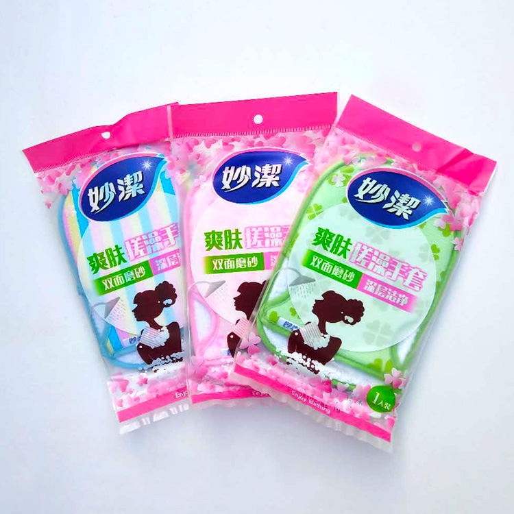 Miaojie bath bath towel exfoliating scrub soft bath gloves strong rub mud bath towel gloves