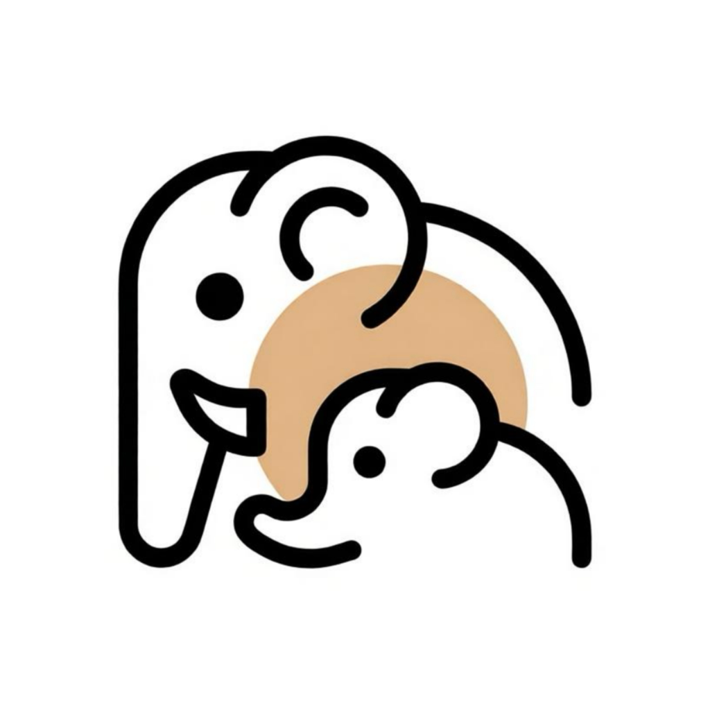 一只小象的LOGO