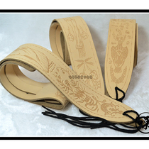 Handmade guitar strap leather guitar strap widened padded electric acoustic guitar bass strap