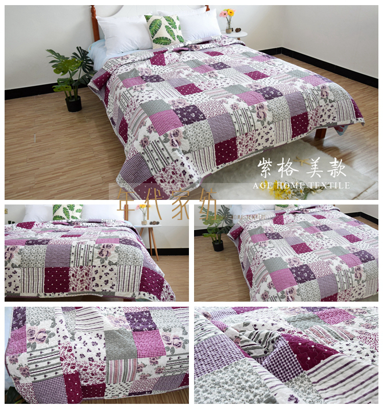 Các nhà sản xuất của polyester tấm bông được bao phủ bởi mùa thu và mùa đông chần tấm trải giường sofa bìa pad có thể được rửa sạch giường đôi nhíp