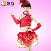 Юбка на одно плечо K - большая красная