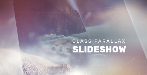 AE模板-玻璃视差效果幻灯片展示 Glass Parallax Slideshow