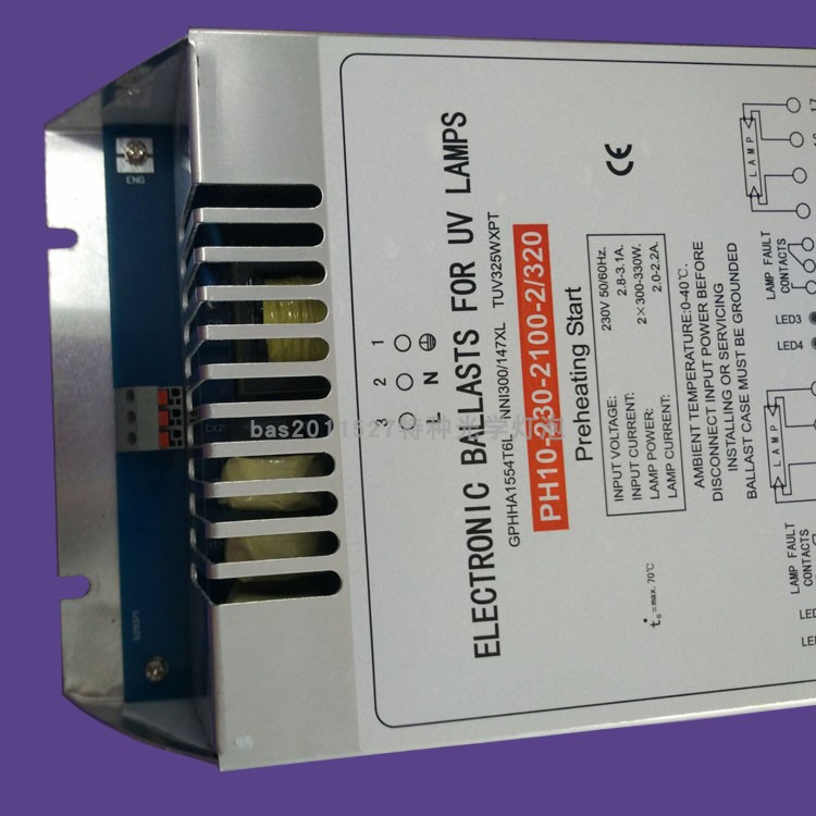 GPHHVA1554T6L-320W用镇流器一拖二PH10-230-2100-2/320镇流器