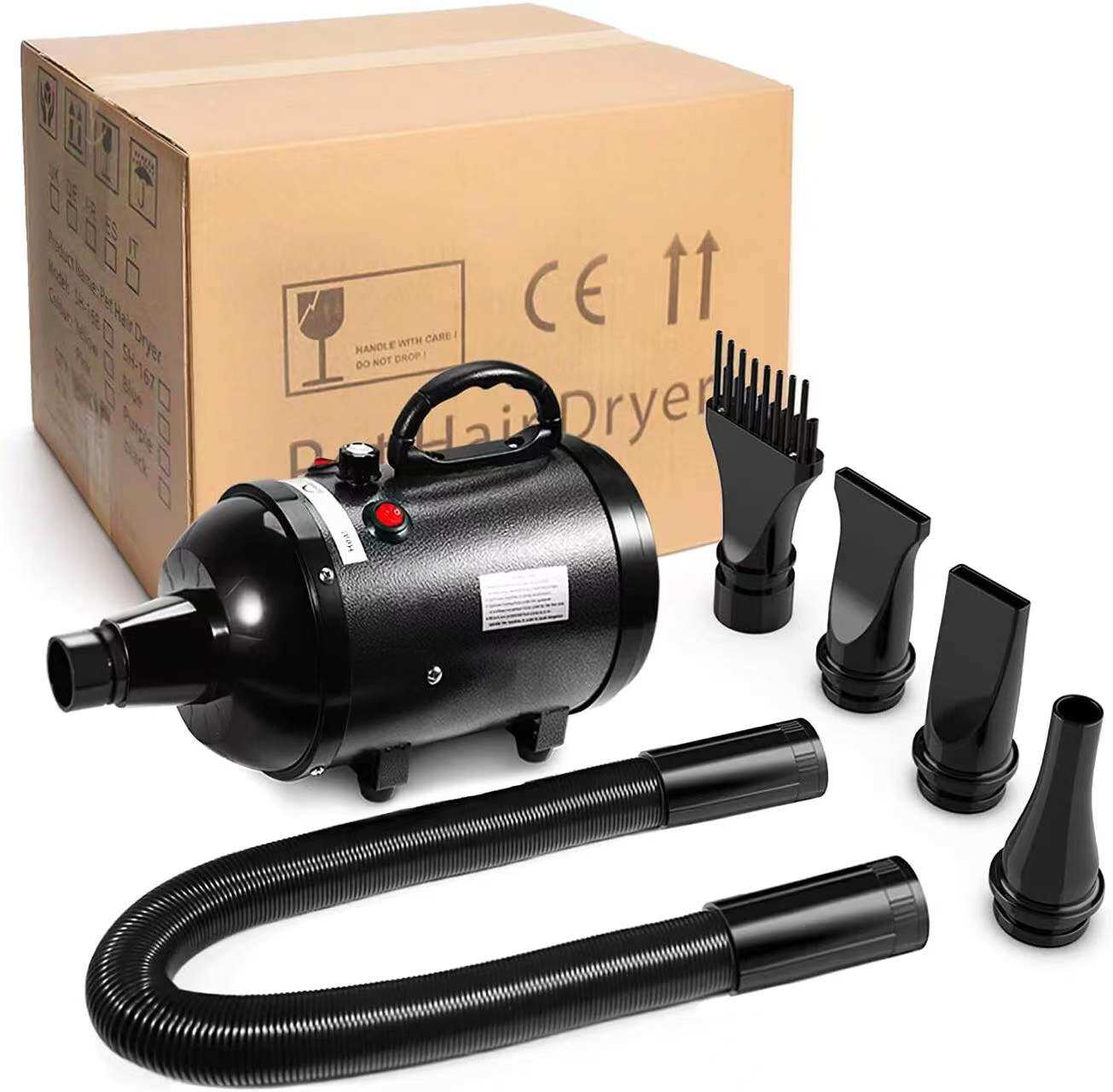 2800W Super Super Dehumidifier Machine Double Jet Pet Supplies Dog Hair Dryer Single Barrelled Water Blowing Machine