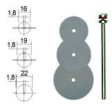 Spring Steel Cutting Blade Set Number 28830 proxxon Mini Magic