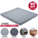 Hi mat 1.8m 1,5 bãi với cao su thiên nhiên dừa cọ cọ nệm gấp tatami mỏng cứng nâu tùy biến - Nệm