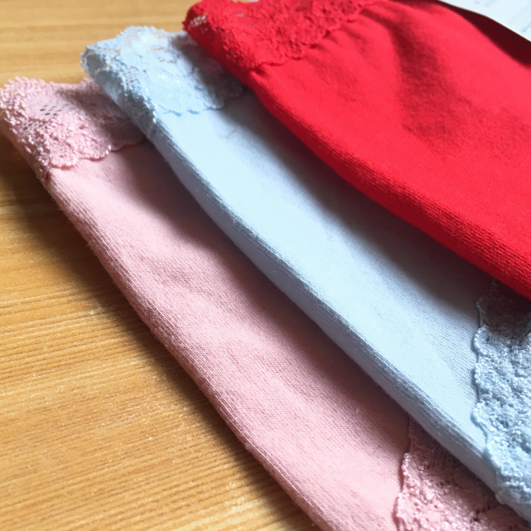 Quần lót nữ Cotton Ren Trim Eo Tóm tắt Màu tinh khiết Tuổi trẻ Quần vải cotton thoáng khí 3 - Nam giới quần lót nam cho người cao tuổi