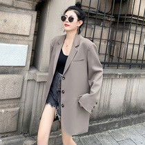 Suit jacket Women Inn Wind High Sensation Blouse 2022 Han Edition Spring Fall New Casual Loose Little West Suit