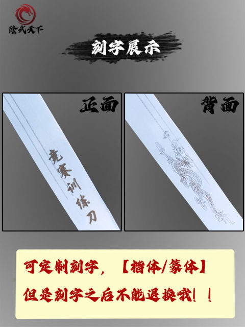 Longwu Tianxia Competition Sword, Children's Martial Arts Sword, Training Soft Sword, Performance Sword, Martial Arts Competition Regulation Sword, Unsharpened