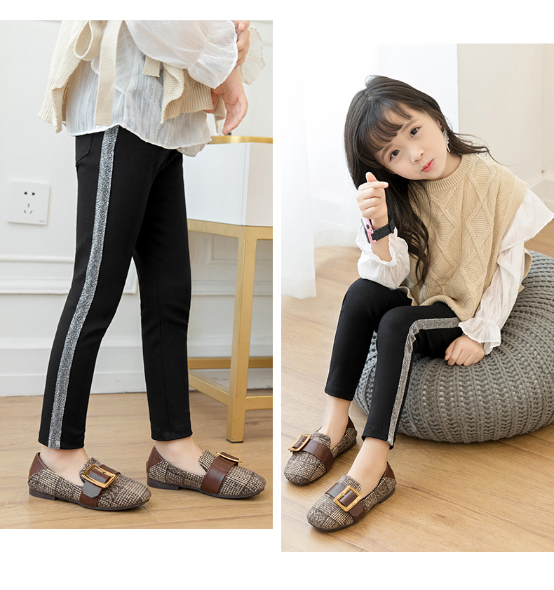 Quần legging bé gái 2018 mới ngoại khí cộng với nhung dày cho bé mùa thu đông mặc quần cotton ấm áp quan dui cho be
