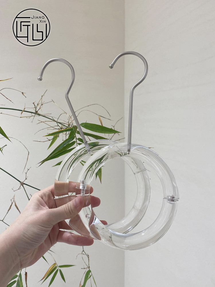 Clothing store S hook Jeans Scarf Belt Tie rack Creative Acrylic Ring Ring hook hook hook