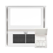 Thunder lighting bath bullies integrated ceiling toilet heating exhaust fan lighting integrated wind warm air blower 30 * 30