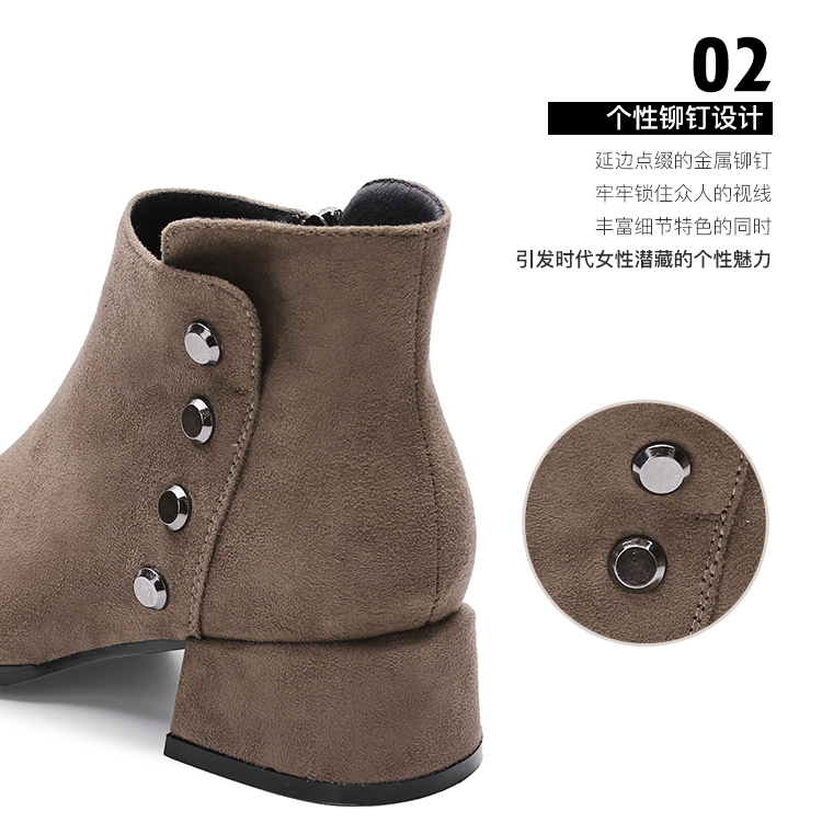 Bottes mi-saison femme en Caoutchouc - Ref 3249393 Image 13