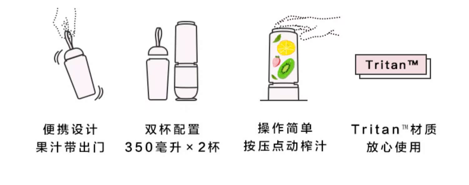 máy xay cho bé ăn dặm Máy ép trái cây tại nhà tự động trái cây và rau quả đa chức năng mini sinh viên điện nước ép trái cây cầm tay - Máy ép trái cây máy xay sinh tố goldsun