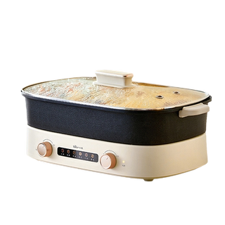 Bear split type electric hot pot yuanyang pot large capacity