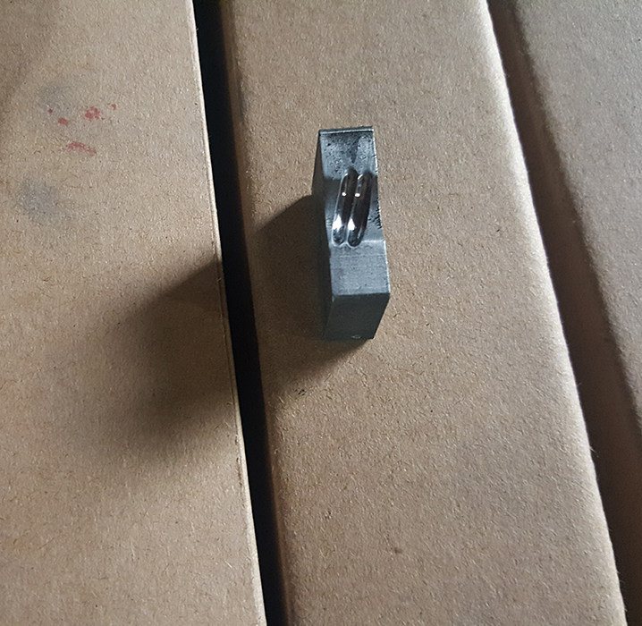 Mould U type 50 manual tip - mouth accessories at the pitting press at the ham intestine button