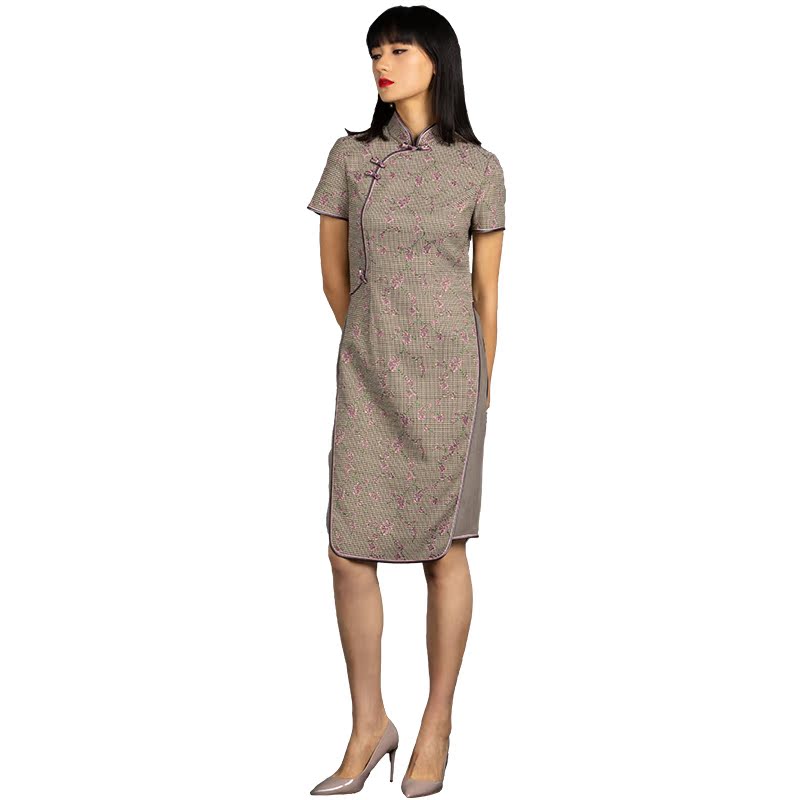 Londee/龙笛 Mulberry silk elegant handmade manual handicon, cheongsam 8T21168 Londee/龙笛 Mulberry silk elegant handmade manual handicon, cheongsam 8T21168