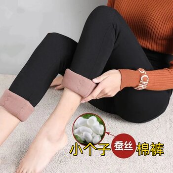 Winter outer wear plus size silk cotton pants for little people Winter outer wear plus size silk cotton pants for little people