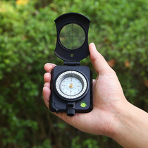 Compass outdoor oriented cross-country map ranging accurate 0-5 degrees LED night compass pointed north needle army