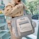 Japanese ins cute college style shoulder tote bag for female students attending class portable tutoring bag large capacity crossbody bag
