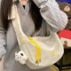 Korean style lazy style large capacity lightweight cross body dumpling bag