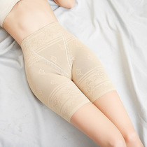 Belly safety pants womens anti-light womens summer seamless plastic pants large size fat MM hip bottom leg pants insurance pants