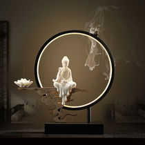 Reverse flow incense burner Creative office decoration Chinese living room entrance decoration Home interior agarwood sandalwood incense burner